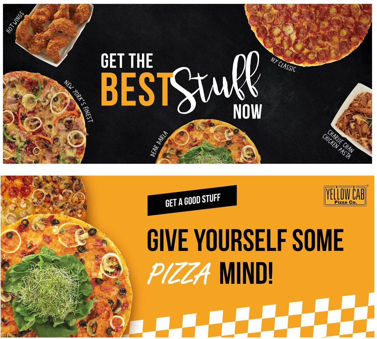 Yellow Cab Pizza campaign